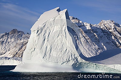 Iceberg - Scoresbysund - Greenland Stock Photo