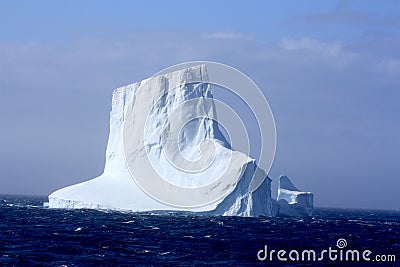 Iceberg in summer in Antarctic Sound, Antarctica, Antarctic Peninsula Stock Photo