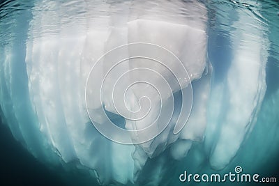 Iceberg Underwater Stock Photo