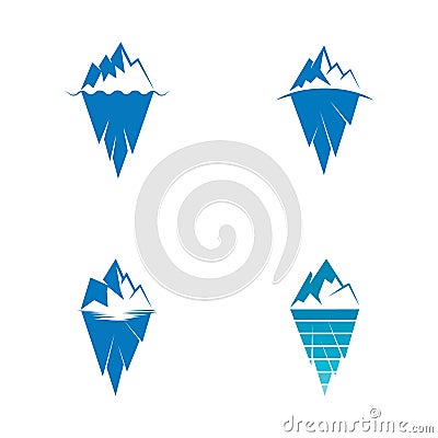 Iceberg vector illustration Vector Illustration