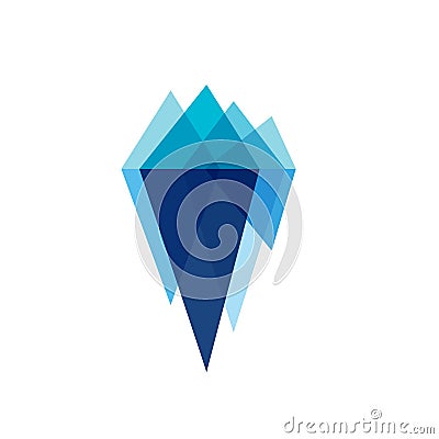 Iceberg vector illustration Vector Illustration