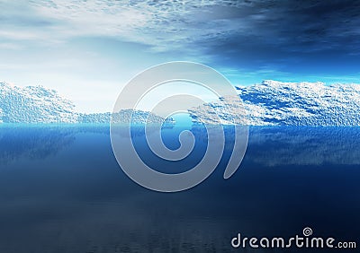 Icebergs Stock Photo