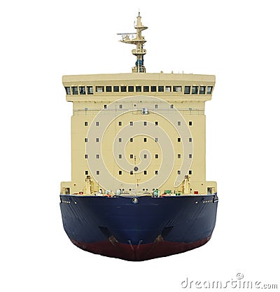 Icebreaker ship isolated Stock Photo