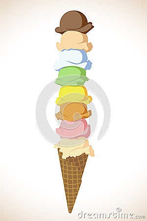 Icecream Vector Illustration