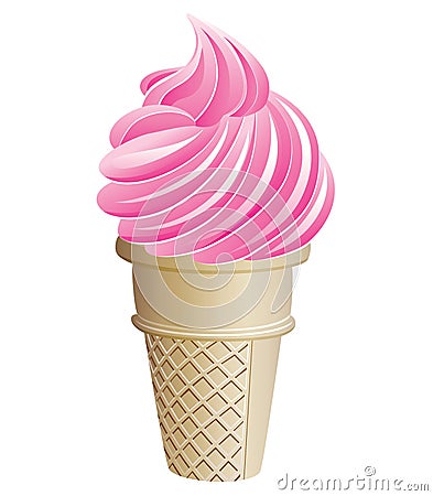 Icecream cone Vector Illustration