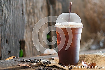 Iced Americano Stock Photo