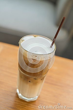 iced coffee cup Stock Photo