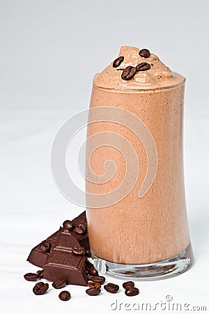 Iced coffee frappe Stock Photo