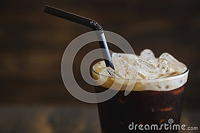 Iced coffee Stock Photo