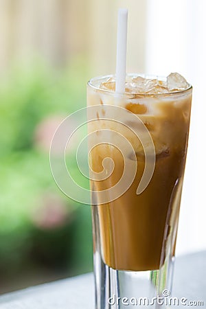 Iced coffee Stock Photo