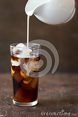 Iced cold brew coffee Stock Photo