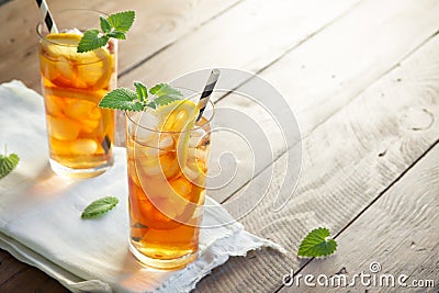 Iced tea Stock Photo