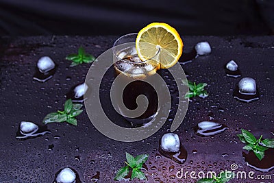 Refreshing summer drink Stock Photo