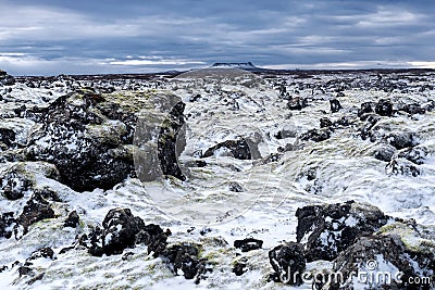 Iceland, Beautiful arctic landscape, nature Stock Photo