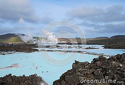 Iceland Blue Lagoon Stock Photo