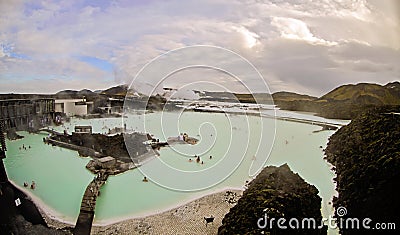 Iceland Blue Lagoon Stock Photo