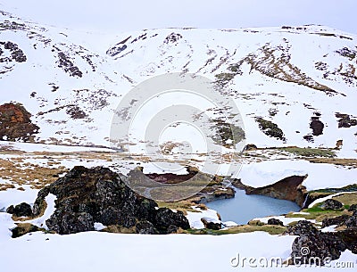 Iceland headland Stock Photo