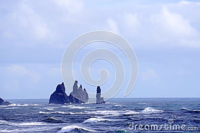 Iceland headland Stock Photo