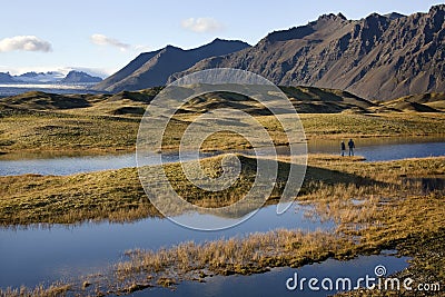 Iceland - Landscape near Hofn Stock Photo