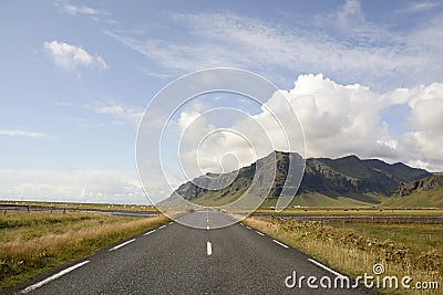 Iceland road Stock Photo