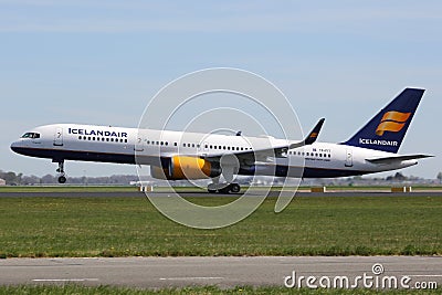 Icelandair Boeing 757-200 airplane Editorial Stock Photo