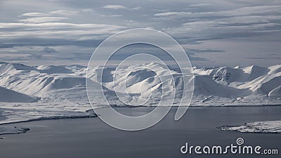 Icelandic landscape. Eyjafjordur. Stock Photo