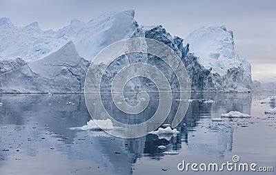 Ices and icebergs Stock Photo