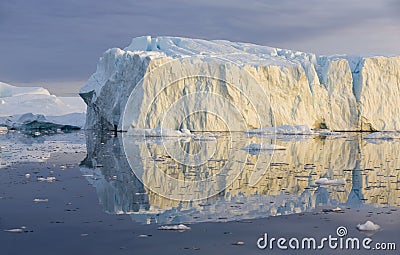 Ices and icebergs Stock Photo