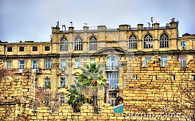 Icheri Sheher, the Old Town of Baku Stock Photo