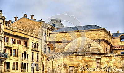 Icheri Sheher, the Old Town of Baku Stock Photo