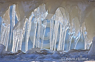 Icicles Stock Photo