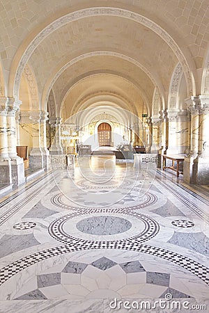 ICJ Main Hall of the Peace Palace, The Hague Stock Photo