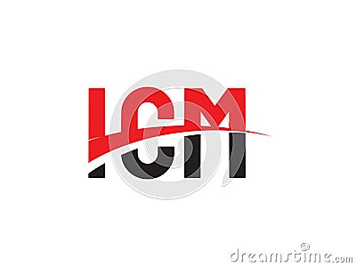 ICM Letter Initial Logo Design Vector Illustration Vector Illustration