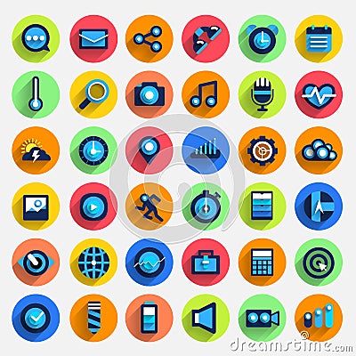 Icon Application Vector Illustration