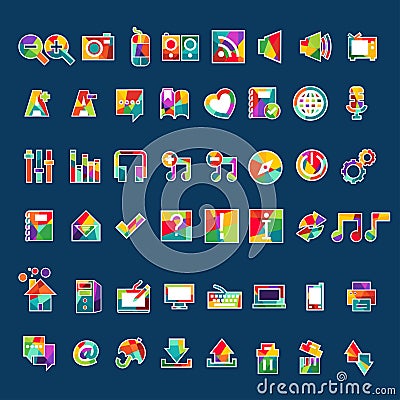 Icon application Vector Illustration