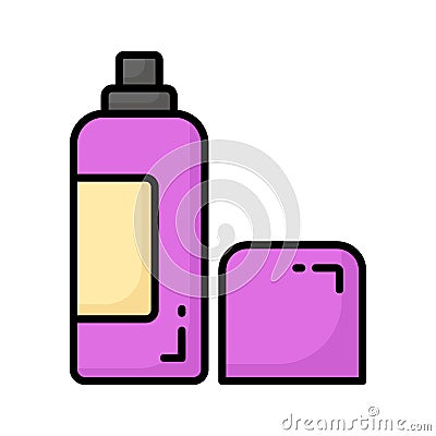 Icon of body spray in trendy style, aroma perfume vector design Vector Illustration