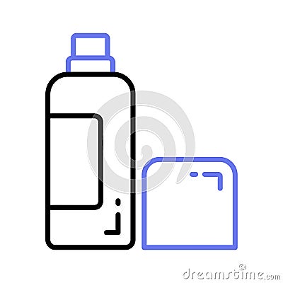 Icon of body spray in trendy style, aroma perfume vector design Vector Illustration