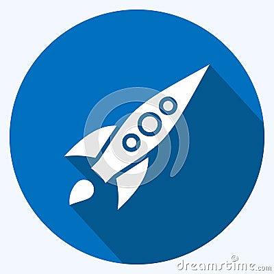 Icon Boosting Algorithms. related to Machine Learning symbol. long shadow style. simple design editable. simple illustration. Vector Illustration