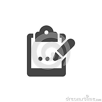 Icon of Calendar with Pen. Planning Task, Deadline, Event, Schedule Concept Glyph Logo Isolated. Time Management Stock Photo
