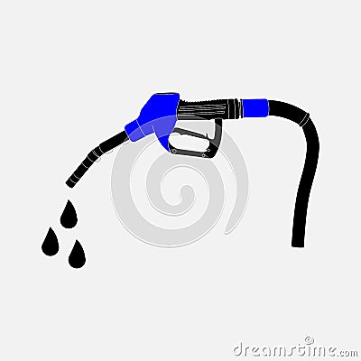 Icon of the car refueling, gasoline pump Stock Photo