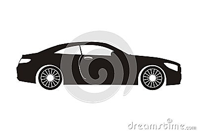 Icon car sedan Vector Illustration