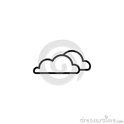 Icon. Clouds. vector illustration Vector Illustration