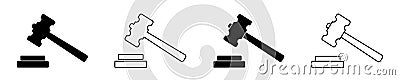 Icon of computer mouse. White mouse isolated on black background. Symbol of click or scroll. Logo for pc and mousepad. Wireless Stock Photo