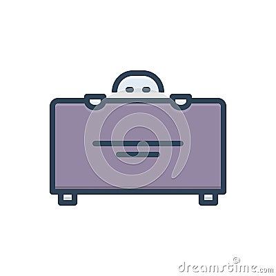 Color illustration icon for Disappear, vanish and disappearance Cartoon Illustration