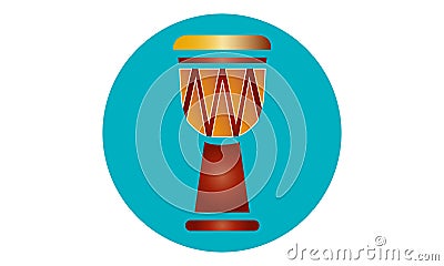 Djembe Icon Vector Illustration