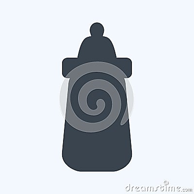 Icon Feeder 2 - Glyph Style - Simple illustration Cartoon Illustration