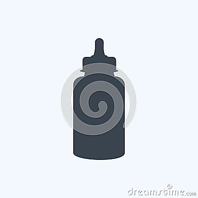 Icon Feeder 1 - Glyph Style - Simple illustration Cartoon Illustration