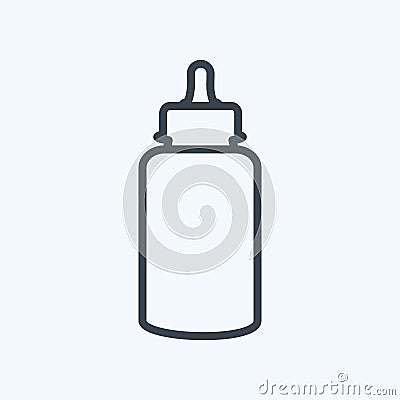 Icon Feeder 1 - Line Style - Simple illustration Cartoon Illustration