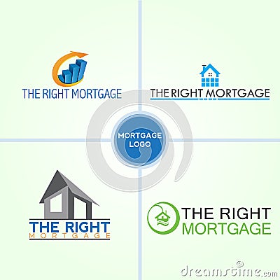 Icon for fundraising, business loan money, mortgage, save money Logo Design Vector Illustration
