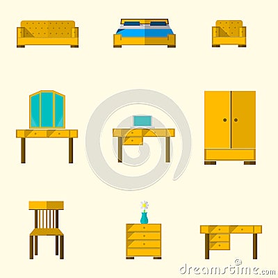 Icon for furniture Vector Illustration